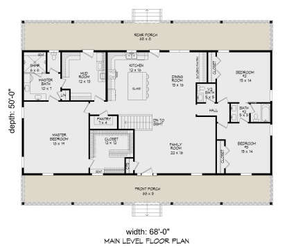 Main Floor for House Plan #940-00377