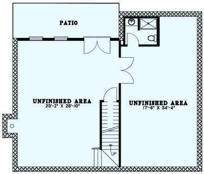 Basement for House Plan #110-01077