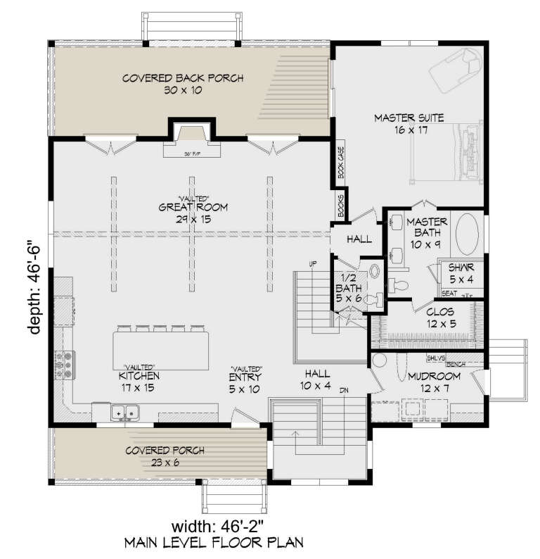House Plan House Plan #26108 Drawing 1