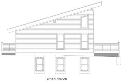 Modern House Plan #940-00398 Elevation Photo