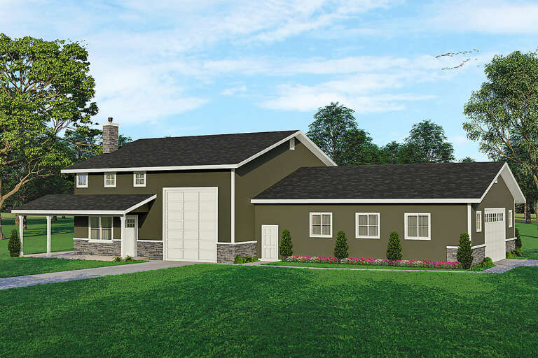 House Plan House Plan #26221 Front Elevation