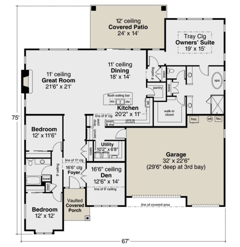 House Plan House Plan #26228 Drawing 1