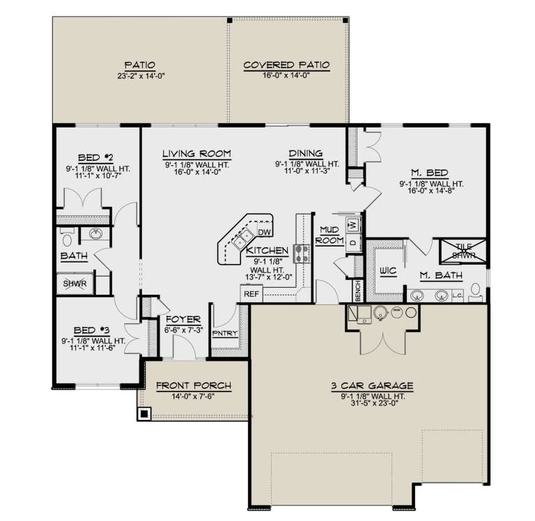 House Plan House Plan #26238 Drawing 1