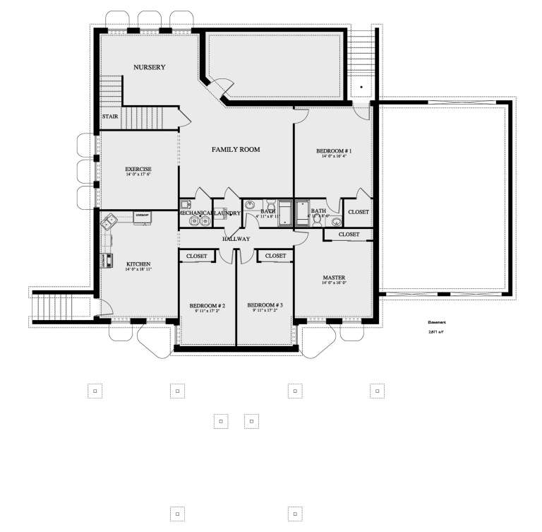 House Plan House Plan #26263 Drawing 2