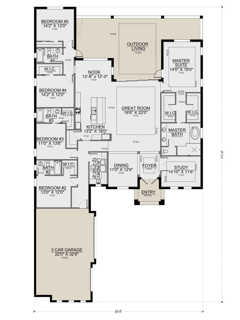 House Plan House Plan #26291 Drawing 1