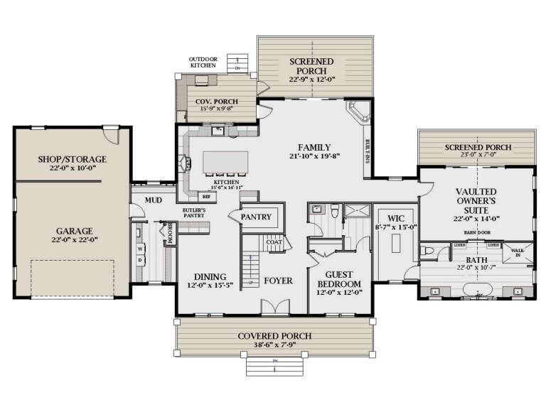 House Plan House Plan #26383 Drawing 1