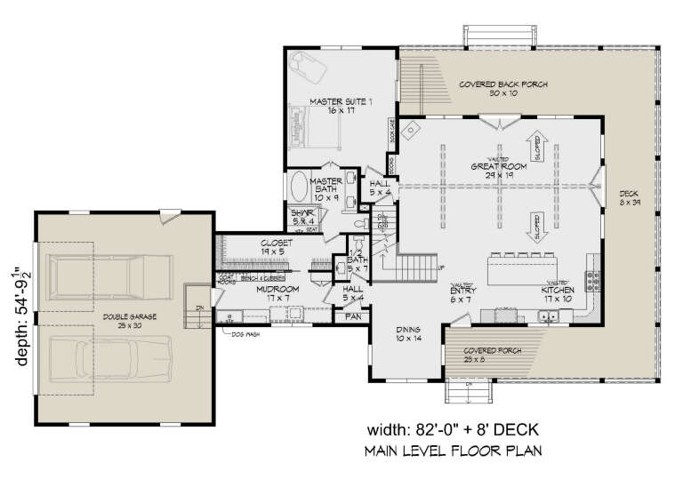 House Plan House Plan #26428 Drawing 1