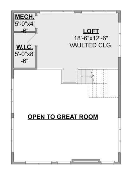 Second Floor for House Plan #1462-00039
