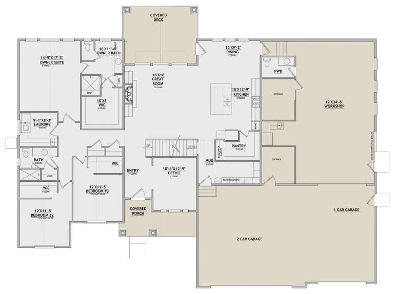House Plan House Plan #26550 Drawing 1