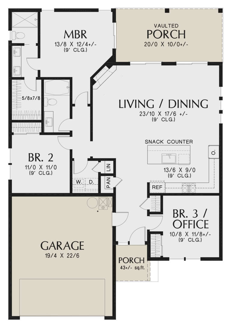 House Plan House Plan #26594 Drawing 1