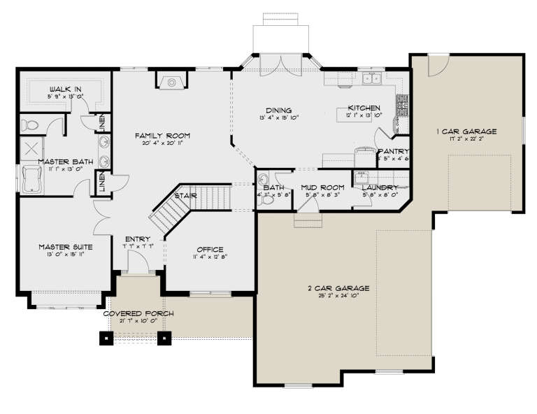 House Plan House Plan #26608 Drawing 1