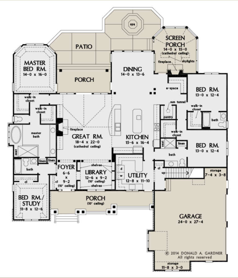 House Plan House Plan #26677 Drawing 1
