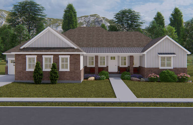 House Plan House Plan #26689 Front Elevation 