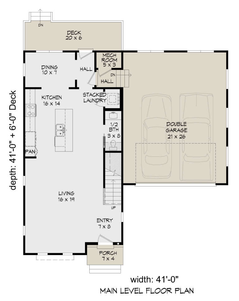 House Plan House Plan #26694 Drawing 1