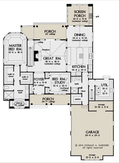 Main Floor  for House Plan #2865-00061