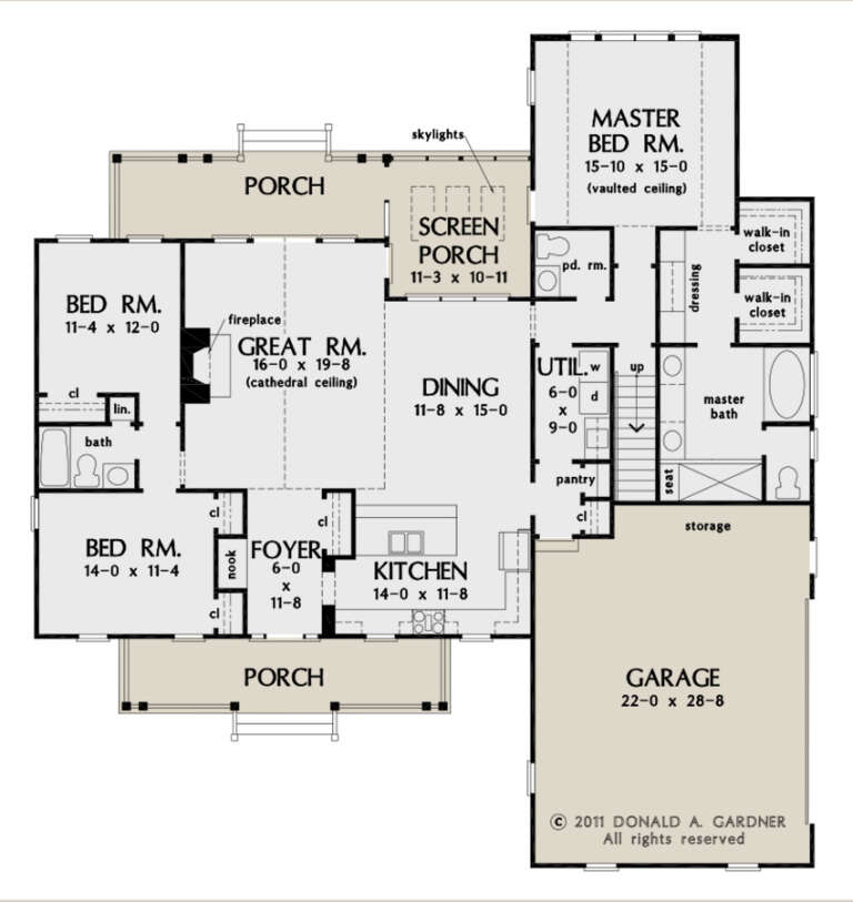 House Plan House Plan #26703 Drawing 1