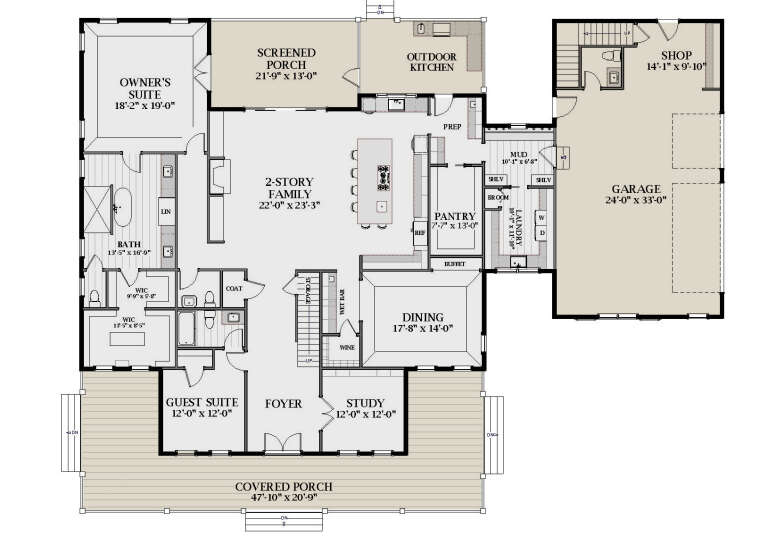 House Plan House Plan #26874 Drawing 1