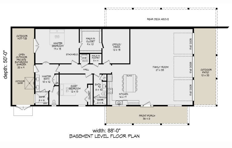 House Plan House Plan #26891 Drawing 1