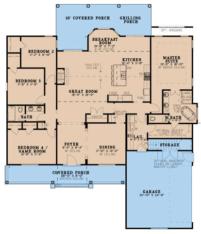 Main Floor  for House Plan #8318-00243