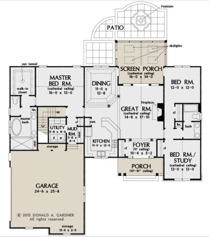 Main Floor  for House Plan #2865-00165