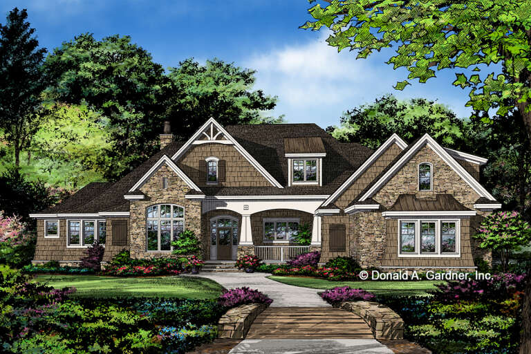 House Plan House Plan #27008 Front Elevation