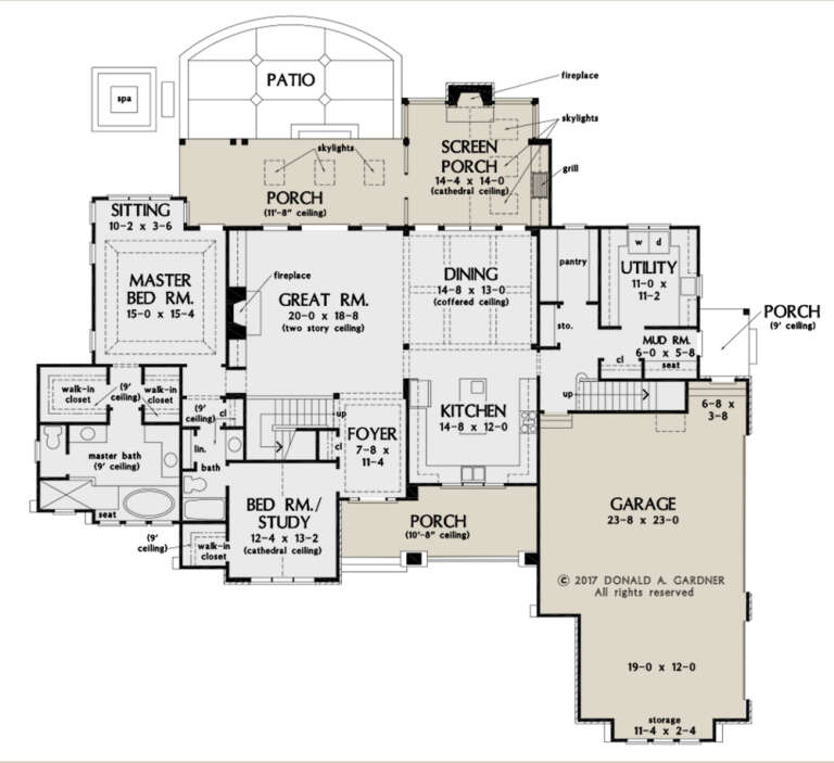 House Plan House Plan #27008 Drawing 1