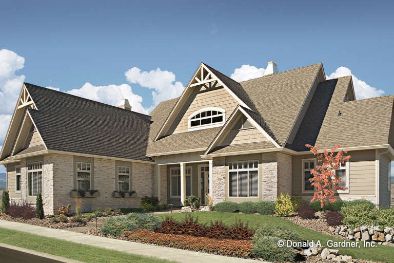 House Plan House Plan #27018 Front Elevation 