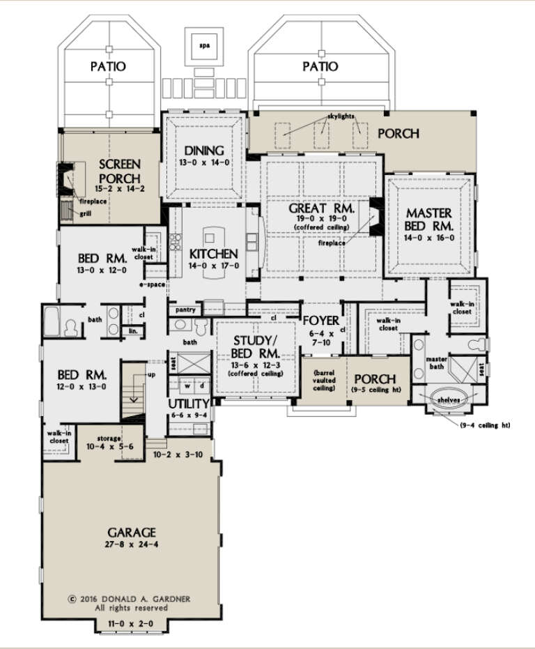 House Plan House Plan #27032 Drawing 1