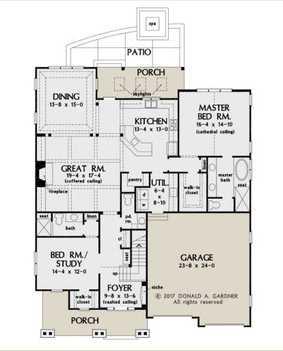 Main Floor for House Plan #2865-00220