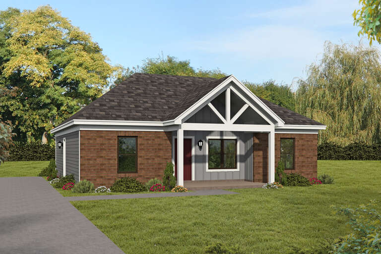 House Plan House Plan #27047 Front Elevation