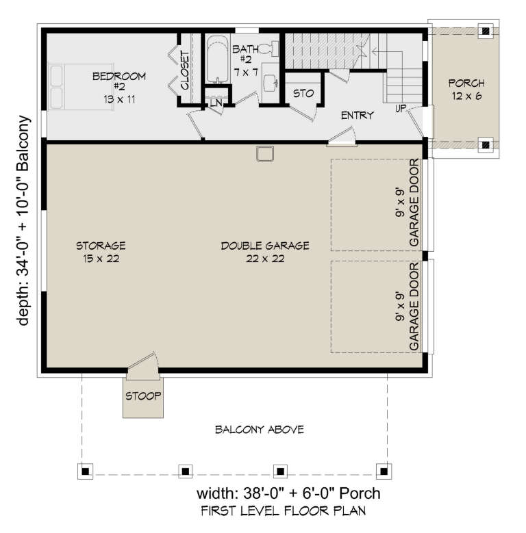 House Plan House Plan #27057 Drawing 1
