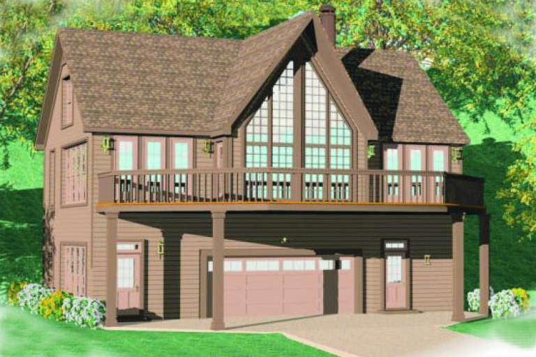 House Plan House Plan #2706 Front Elevation 