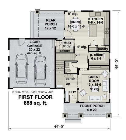 Main Floor  for House Plan #098-00355