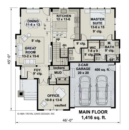 Main Floor  for House Plan #098-00368