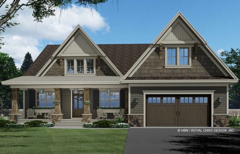House Plan House Plan #27102 Front Elevation 