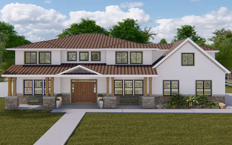 House Plan House Plan #27103 Front Elevation 
