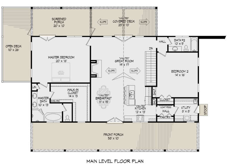 House Plan House Plan #27104 Drawing 1