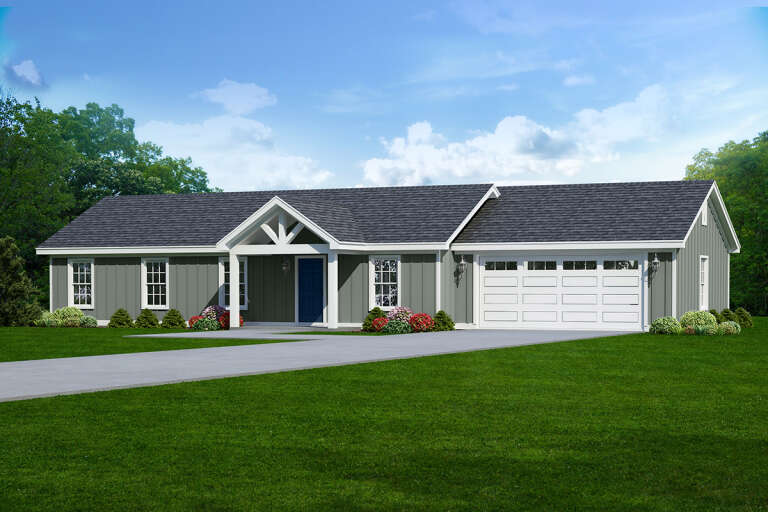House Plan House Plan #27111 Front Elevation 