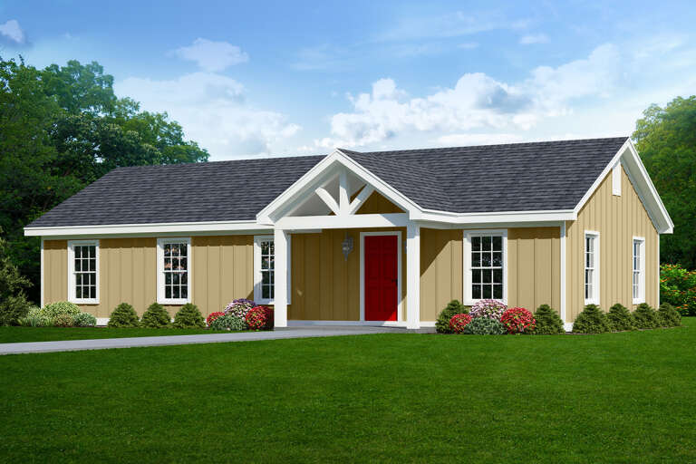 House Plan House Plan #27112 Front Elevation 