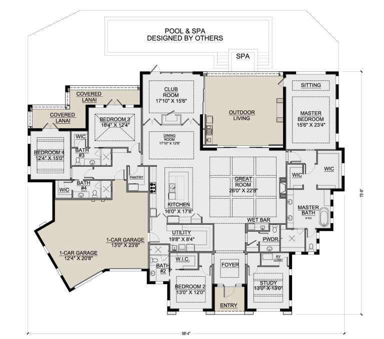 House Plan House Plan #27151 Drawing 1