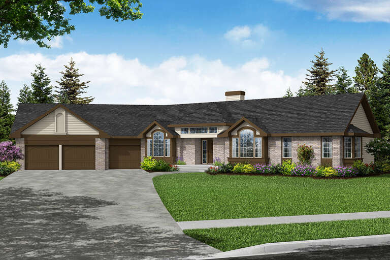 House Plan House Plan #27162 Front Elevation 