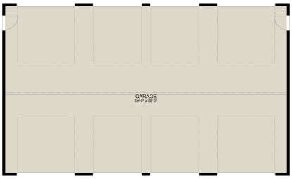 Garage Floor for House Plan #2802-00152