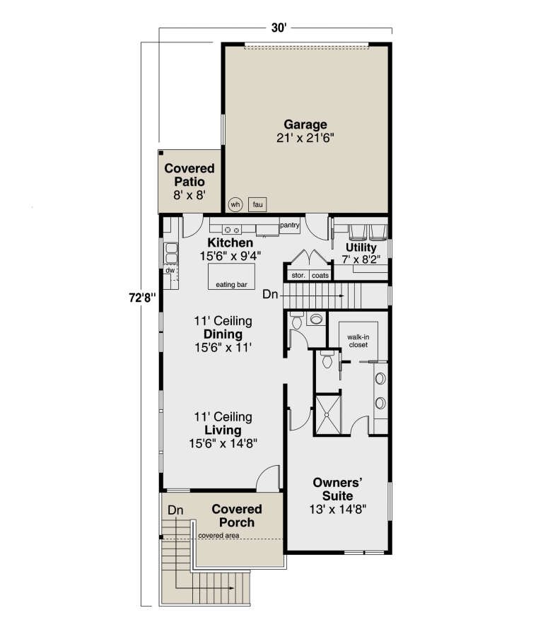 House Plan House Plan #27166 Drawing 1