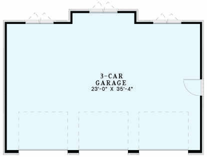 Garage Floor for House Plan #110-01088
