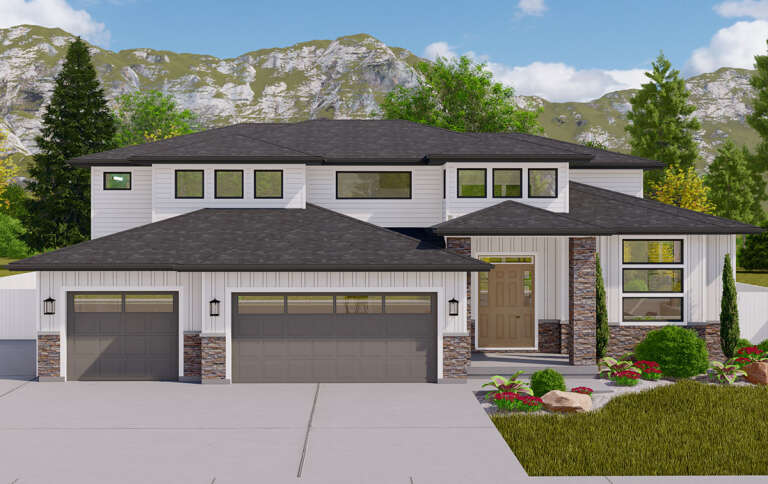 House Plan House Plan #27195 Front Elevation