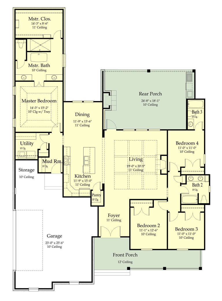 House Plan House Plan #27224 Drawing 1