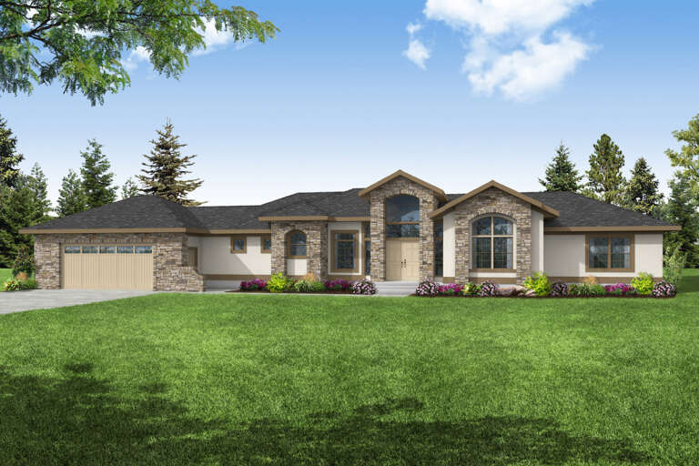 House Plan House Plan #27242 Front Elevation 