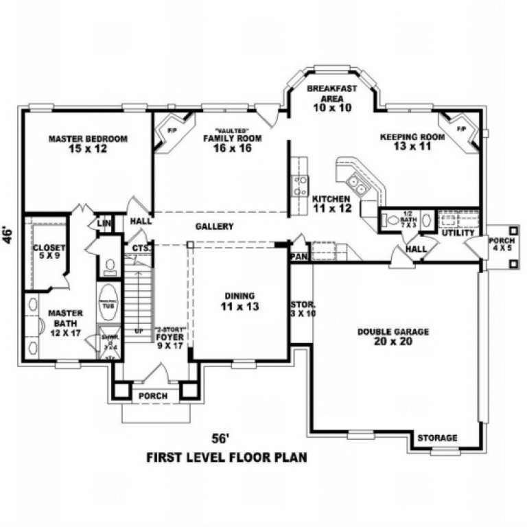 House Plan House Plan #2725 Drawing 1