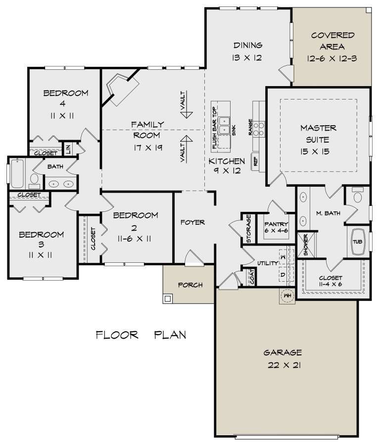 House Plan House Plan #27273 Drawing 1