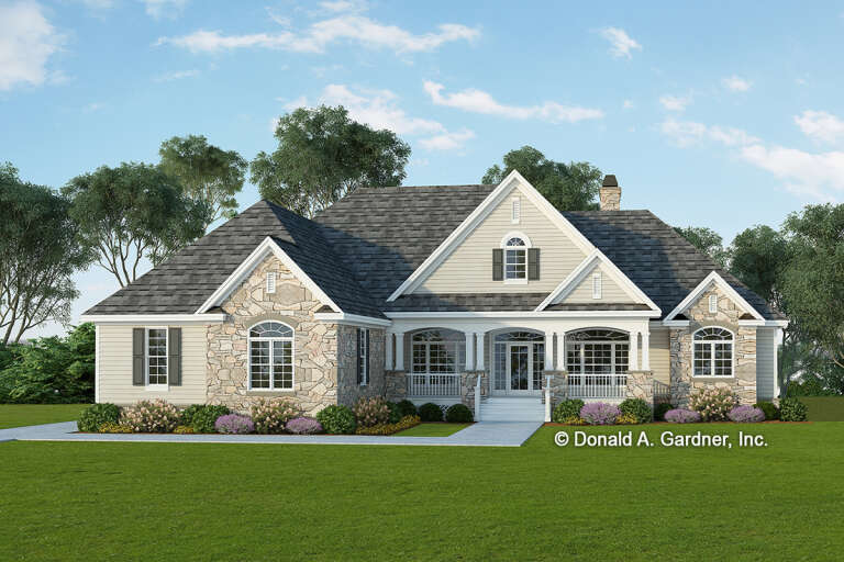 House Plan House Plan #27326 Front Elevation 